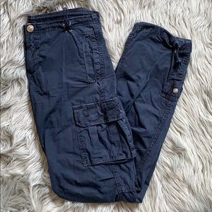 True Religion Cotton Navy Cargo Pant